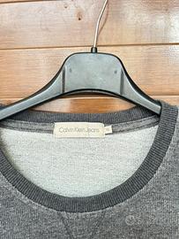 Felpa Calvin Klein grigio e nero XL