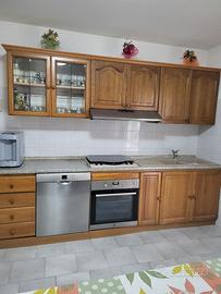 Cucina completa legno rovere massello