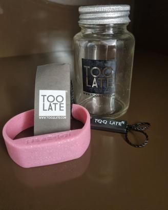 Orologio rosa glitter Too Late NUOVO