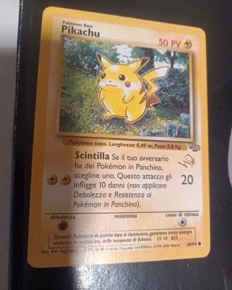 Pokemon WOTC Dorata Pikachu Jungle Ita