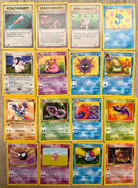 Lotto Carte Pokémon Vintage -Tutte 1ª Edizione ITA