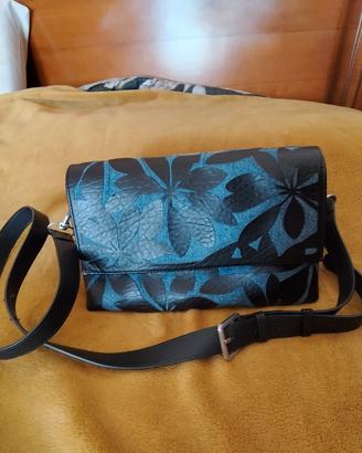 Tracolla Desigual pelle e jeans 