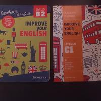Set 2 libri "Improve your english B2-C1"