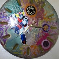 Goldrake ufo robot Orologio con simbolo Soka Gakka