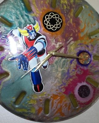 Goldrake ufo robot Orologio con simbolo Soka Gakka