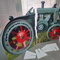 Sagoma trattore Super Landini testa calda