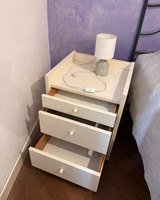Comodino bianco