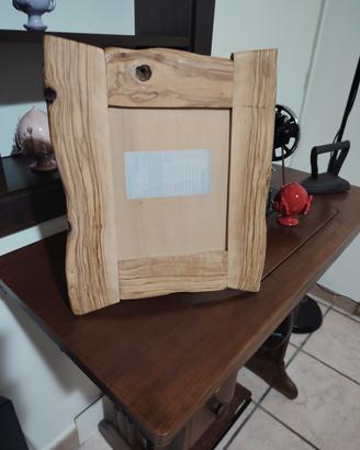 legno di ulivo portafoto 