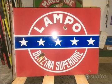 Insegna benzina Lampo