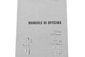 Scansione in PDF manuale officina Moto Guzzi V35 V