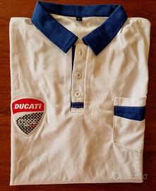 Polo Ducati Corse bianca, nuova, tg L, da 75 a 39€
