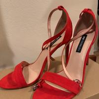 Sandalo rosso donna