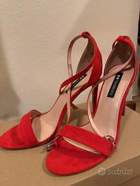 Sandalo rosso donna
