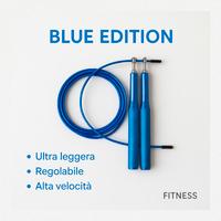 Corda da salto professionale blu