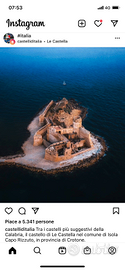 Terreno di fronte castello Isola Capo Rizzuto Cala