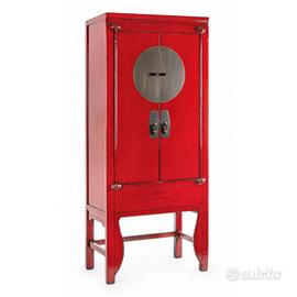 Armadio orientale cinese rosso Wedding cabinet