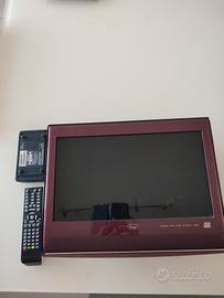 TV 12 volt con lettore cd