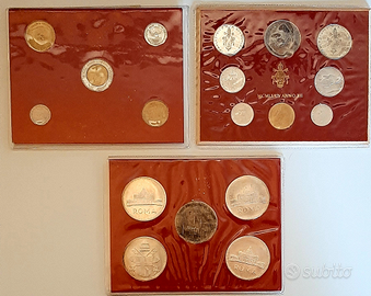 VATICANO Divisionali Monete 1974 e Medaglie