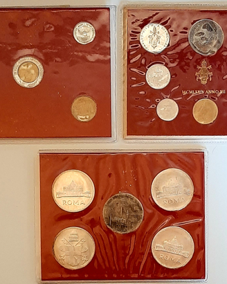 VATICANO Divisionali Monete 1974 e Medaglie