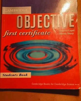 Libro esercizi inglese objective first certificate
