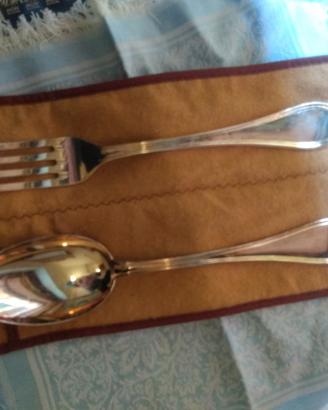 posate portata argento 800 stile inglese