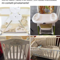 Box, culla, seggiolone