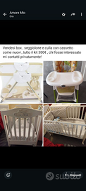 Box, culla, seggiolone
