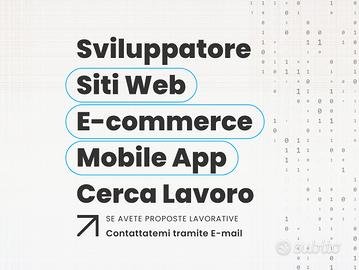 Programmatore Mobile App | Programmatore Siti Web