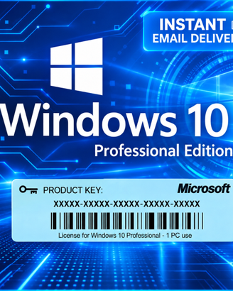 Windows 10 Professional serial key licenza digital