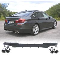 DIFFUSORE BMW F10 F11 LOOK M PERFORMANCE + TERMINA