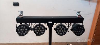 barra par led equinox rgbw dmx