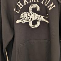 Felpa Champion con cappuccio grande nera