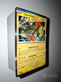 Mazzo 100+ carte Pokemon italiane tutte differenti
