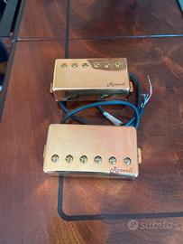 Humbucker Roswell Chitarra elettrica dorati