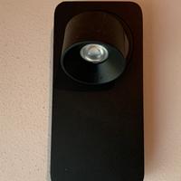 Faretto nero modulabile