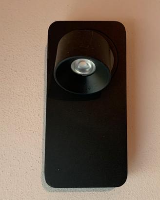 Faretto nero modulabile
