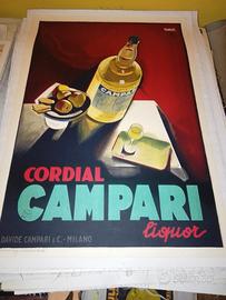 manifesto pubblicitario poster campari Nizzoli