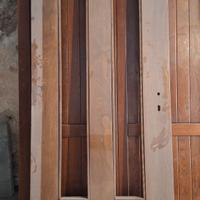 Portone ingresso okoumé