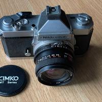 fotocamera NIKON Nikkormat Ft3 + grandangolo 24 mm
