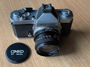fotocamera NIKON Nikkormat Ft3 + grandangolo 24 mm