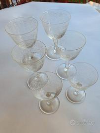 Bicchieri cristallo