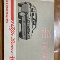 Libretto uso manutenzione alfa 75 ts 3.0 v6