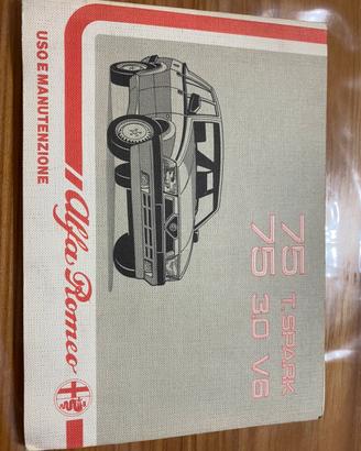 Libretto uso manutenzione alfa 75 ts 3.0 v6