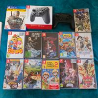 switch giochi e pro controller 