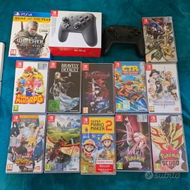 switch giochi e pro controller 