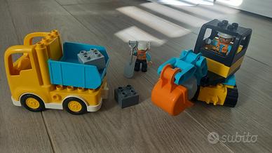Lego Duplo - 10931 - Camion e scavatrice cingolata