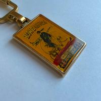 Portachiavi in metallo vintage con bici