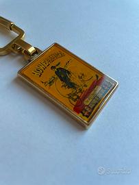 Portachiavi in metallo vintage con bici