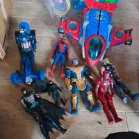 supereroi con vehiculi