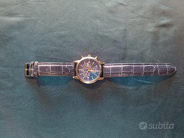 Orologio Uomo Stile Cronografo Blu
